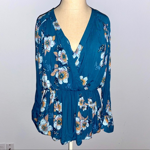 Free People Tuscan Dreams Printed Tunic sz M - Picture 4 of 15